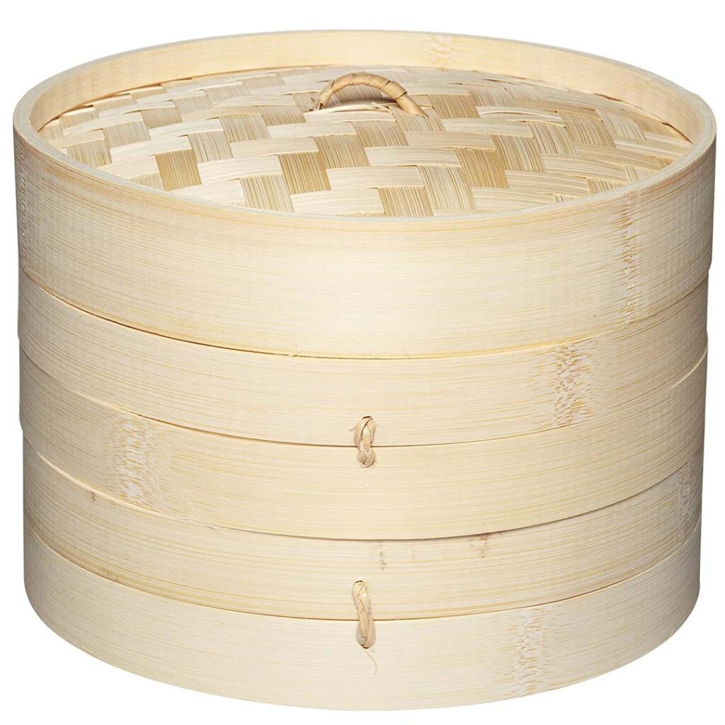 vaporera de bambu, arrocerra de bambú olla arrocera de bambú