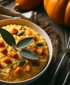 receta de risotto de calabaza